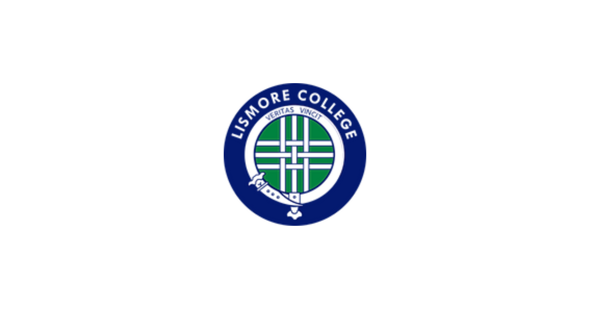 Logo of Ashmore College, featuring a circular design with green and blue elements.